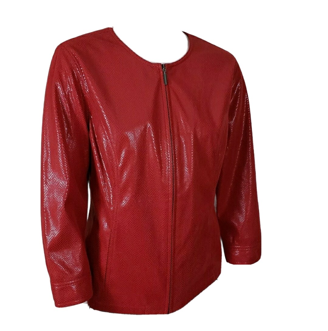 Snakeskin Zipped Pockets Retro 80s | eBay