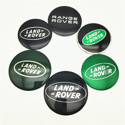 4Pcs 56mm Aluminum Car Wheel Center Decal Hub Sticker For Land Rover Discovery