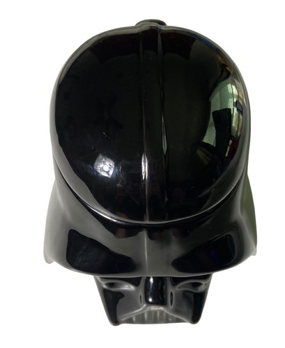 Star Wars Darth Vader Helmet Design Ceramic Black Mug With Removable Lid - Picture 6 of 10