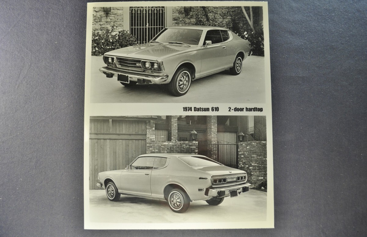 1974 Datsun 610 Press Release Photos +Text Sedan Hardtop Wagon