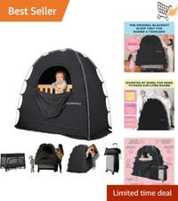 Blackout Sleep Tent Spandex Polyester Portable Travel Crib Cover for Kids