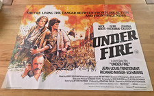 UNDER FIRE ORIGINAL UK QUAD FILM POSTER 1983 Gene Hackman