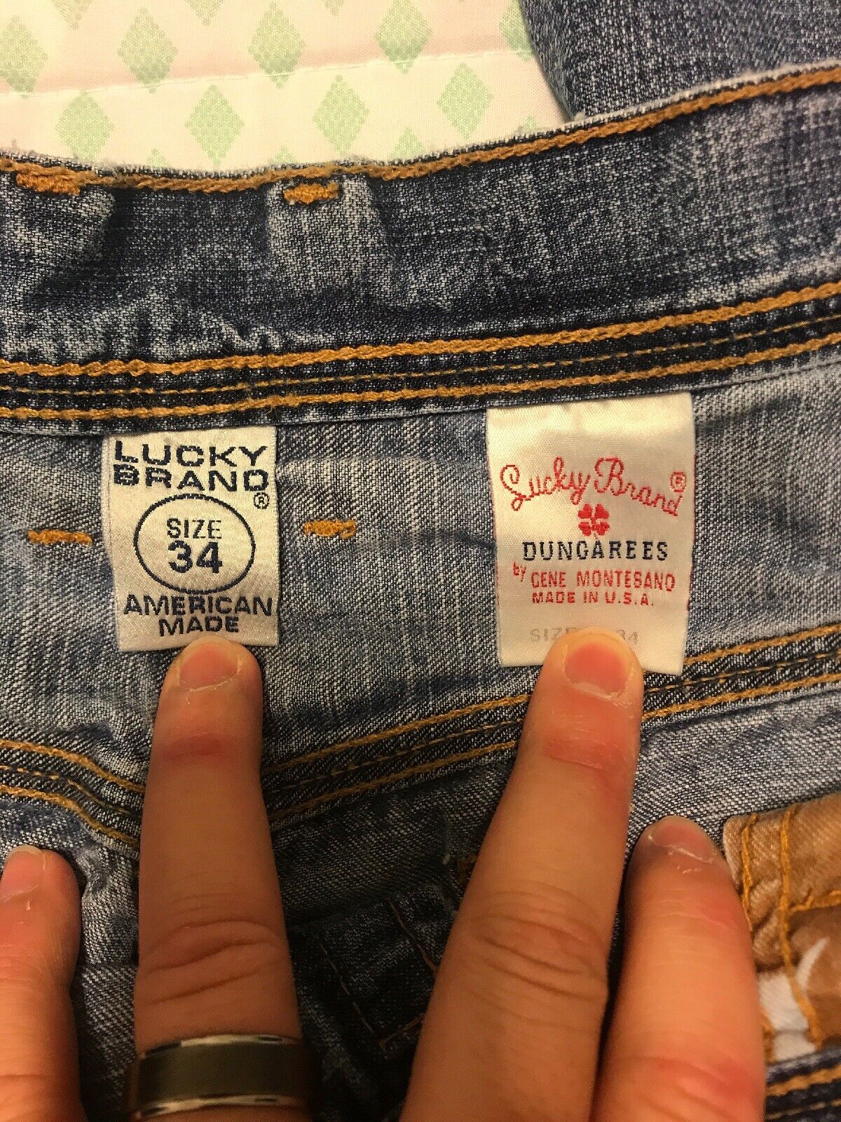 Lucky Brand Jeans Men's New Vintage 1KB Size 34 - image 4