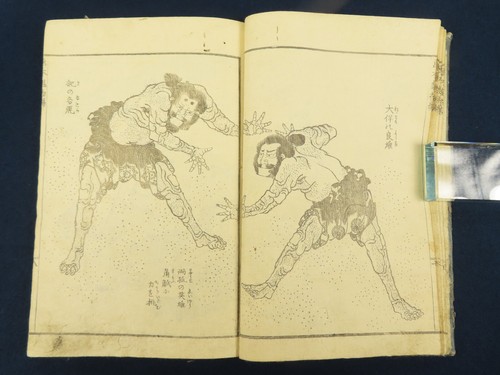Ehon sakigake 1st Vol Katsushika Hokusai Japan Antique Woodblock Print Book 1836 - Picture 4 of 9