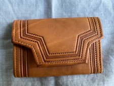 Vintage PRINCESS GARDNER Key Holder Small Top Grain Cowhide Tan KeyCase, NEW