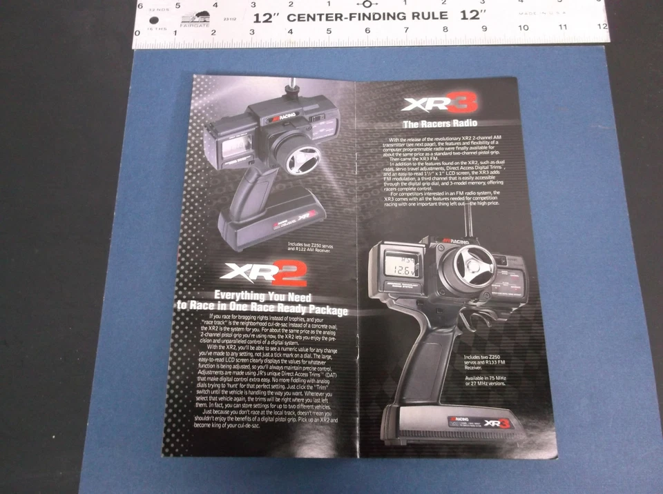 VINTAGE JR RACING R/C CONTROLLERS SERVOS BOOKLET *VG-COND* - Image 4 of 4