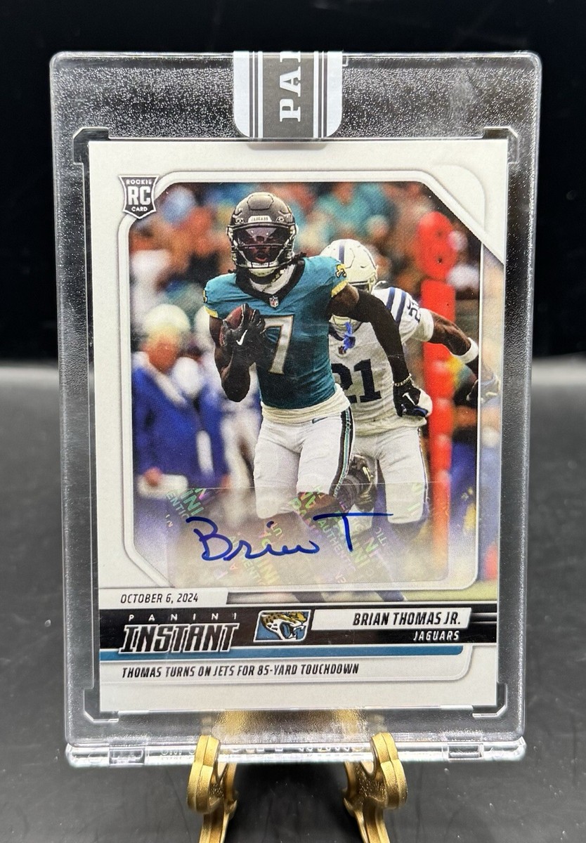 2024 Panini Instant NFL Brian Thomas Rookie RC Card Auto SP 14/99