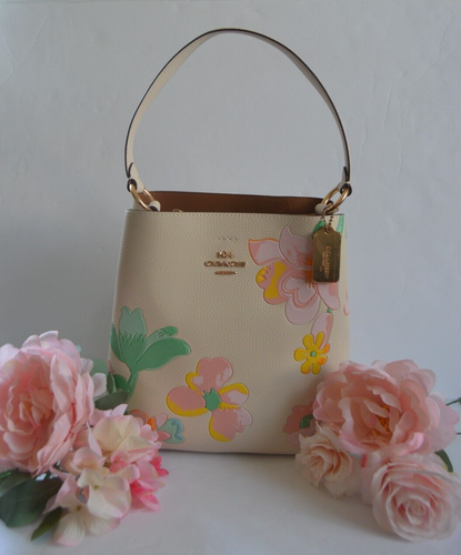 Sac seau COACH avec imprimé floral Dreamy Land sac printemps-été - Photo 1 sur 11