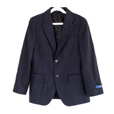 NWOT Polo Ralph Lauren Boy's Lightweight Wool Suit Jacket French Navy Size 10