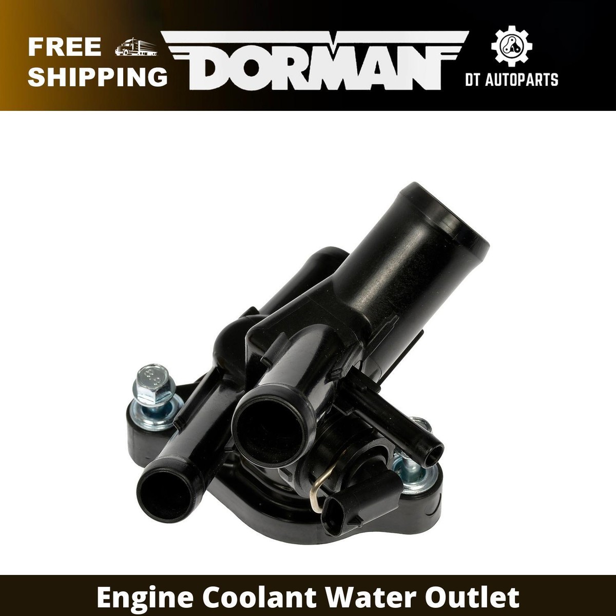 For 2016-2019 Buick Encore Dorman Engine Coolant Water Outlet 2017