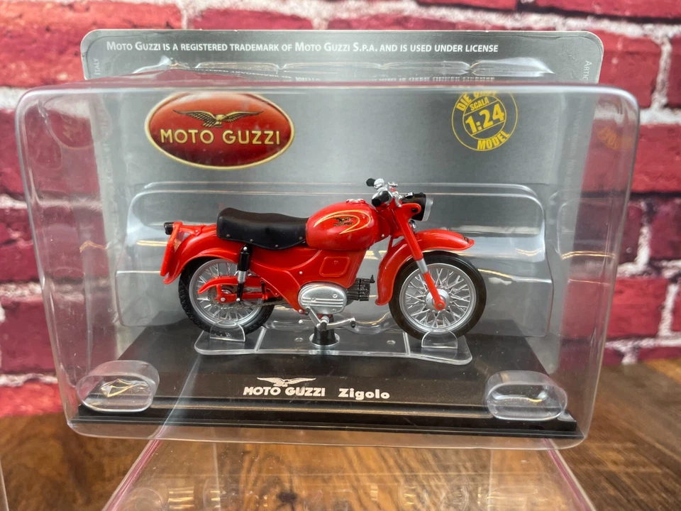 Lot of 2 - MOTO GUZZI ZIGOLO & QUATTRO CILINDRI 500 - 1/24 Scale Die-Cast Model - Image 3 of 4