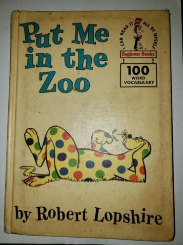Put Me in the Zoo Rare edición 1960 por Robert Lopshire Dr Seuss - Imagen 1 de 3
