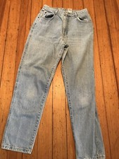 Gitano Vintage Women's  High Waist Straight Leg Mom Jeans Acid Wash 10 Average