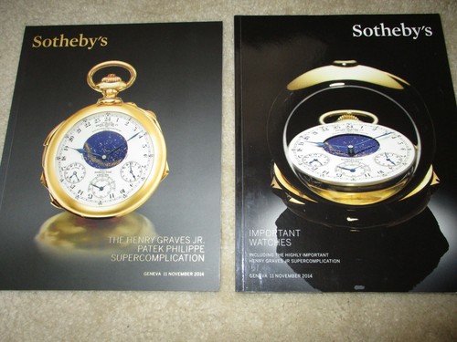 Sothebys Patek Philippe Henry Graves Supercomplication Geneva auction  catalogs | eBay