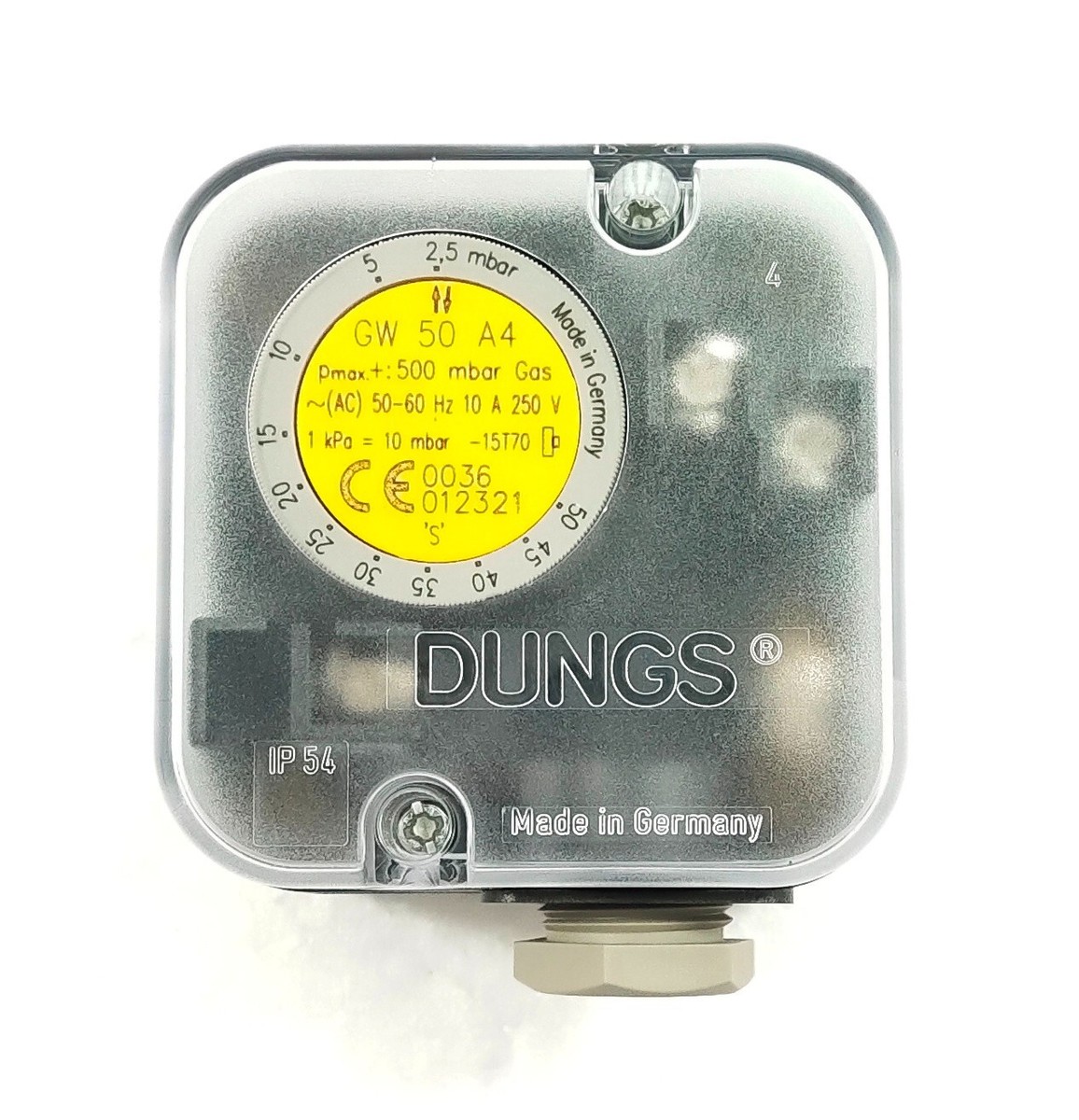 DUNGS GW 50 A4 PRESSURE SWITCH AC 50-60 HZ 10A 250V GW50A4 | eBay