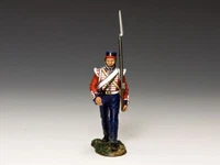 KING & COUNTRY CRIMEAN WAR CR011 BRITISH SOLDIER MARCHING TO THE FRONT MIB