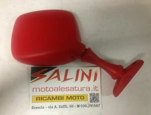 Specchietti retrovisori da moto rosso