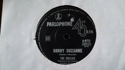 The Hollies,''Sorry Suzanne''  Rare Australian 7 inch  vinyl