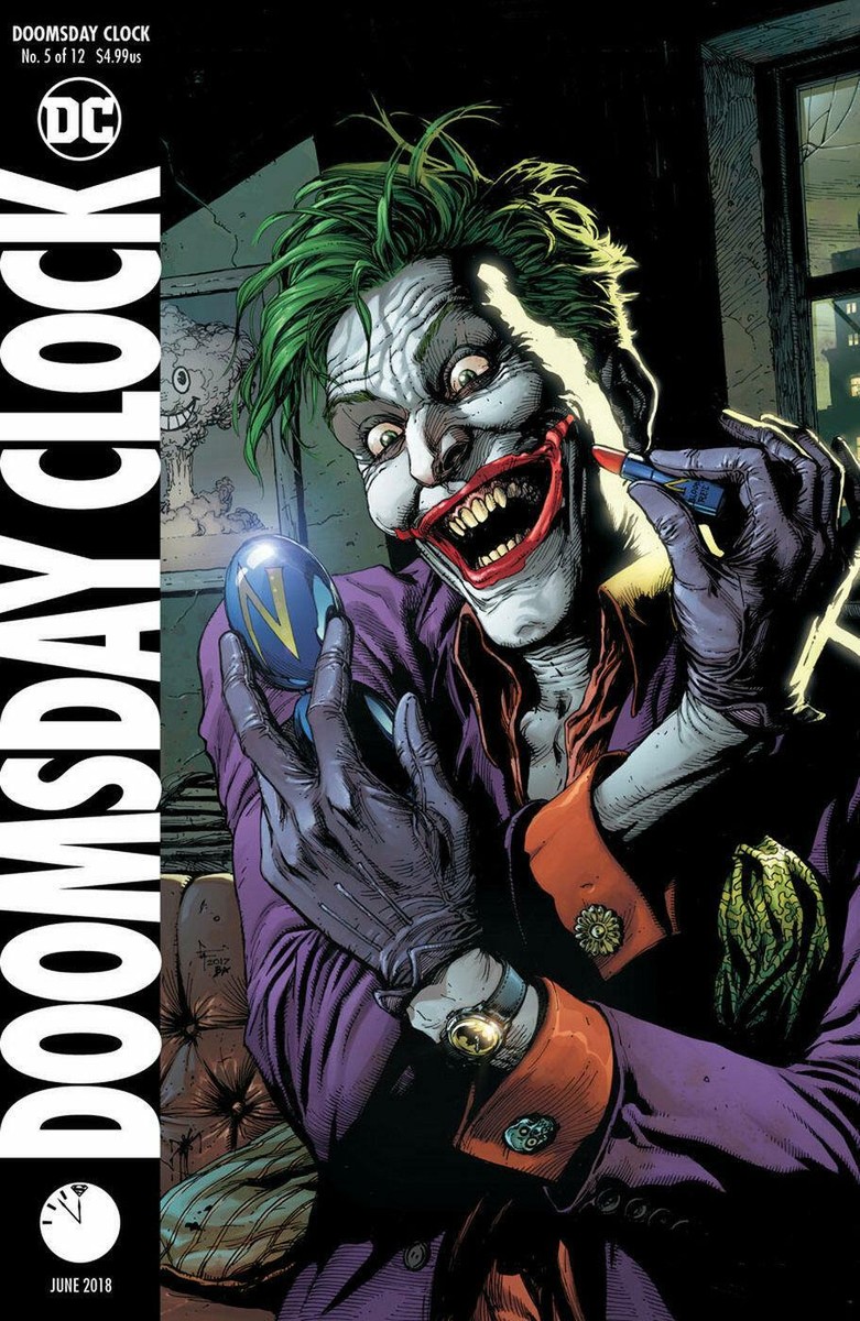 Doomsday Clock #5 Cosmetic JOKER 'B' cover DCU Watchmen