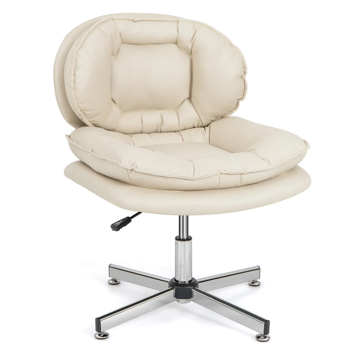 Home Office Desk Chair Upholstered Computer Chair Modern Swivel