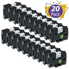 20Pk TZ-231 TZe-231 PT-D210 P-Touch Compatible Label Maker Tape 12mm for Brother