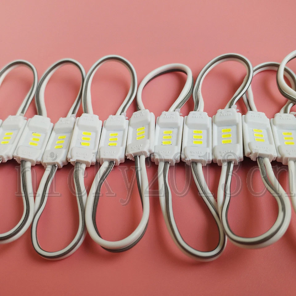 12V Mini 3014 LED Module Light Strip 3LEDs IP65 Waterproof Small Tiny for Sign - Image 4 of 4