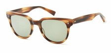 SALT OPTICS WEBB DUSTY BROWN POLARIZED CR39 G-15 GREEN SUNGLASSES NEW DSB 53 MM