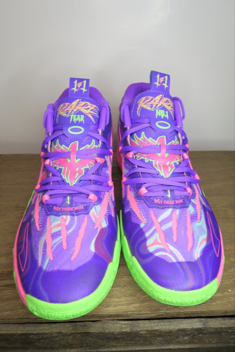 PUMA MB Basketball Melo Ball MB 03 Toxic Purple 378916 01 New