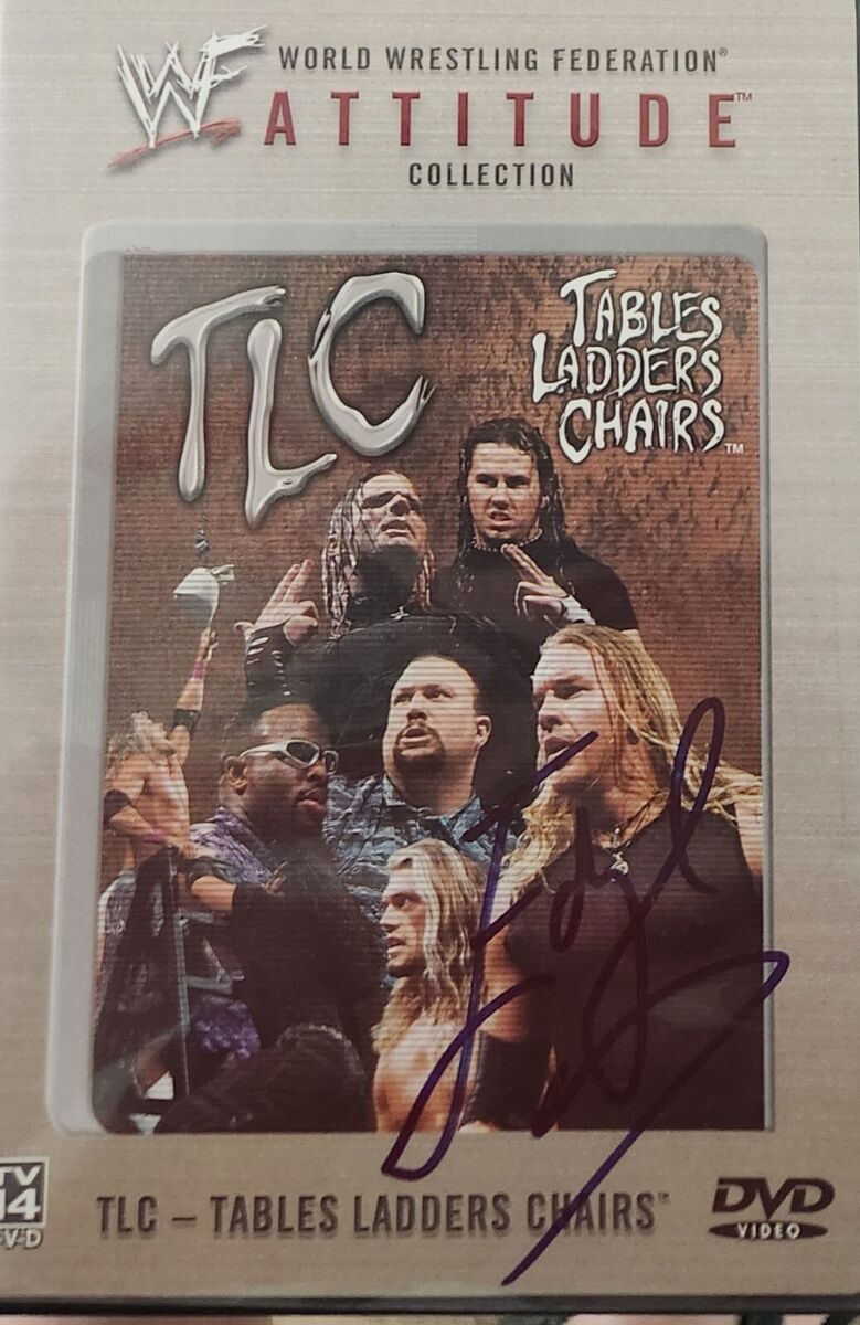 Sale EDGE Autographed Signed TLC Attitude Era DVD JSA COA Sale EDGE Autographed Signed TLC Attitude Era DVD JSA COA