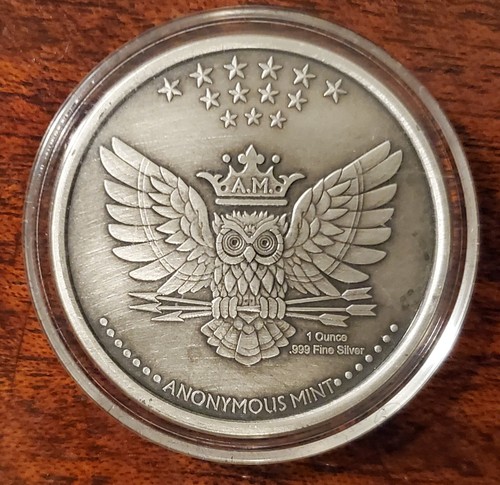 Antiguo Momento Mori Última Risa Plata Redondo Anónimo Como Nuevo - Imagen 2 de 4