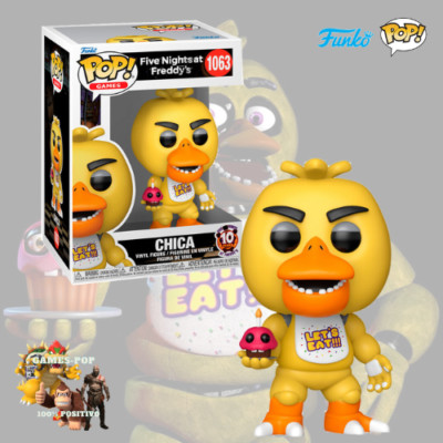 Funko Pop! GAMES FIVE NIGHTS AT FREDDY'S 10th ANNIVERSARY CHICA 1063 + optional