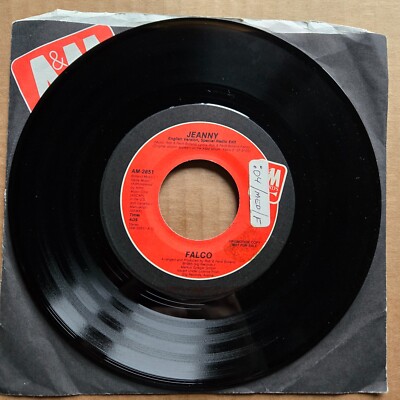 FALCO Jeanny DJ PROMO 45 7'' Record Vinyl Records A&M 