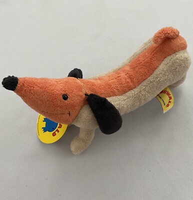 Vintage Gund Oswald My Name Is WEENIE 2002 Nick Jr Plush Wiener