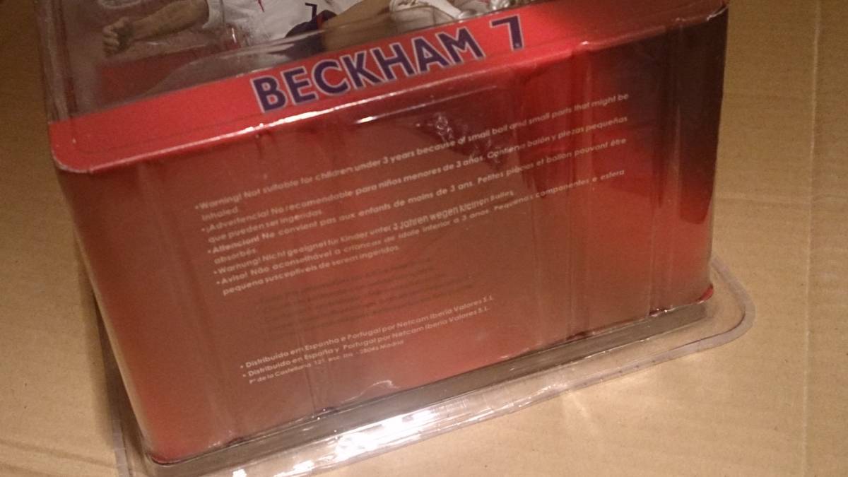 Figure FT CHAMPS England FIFA WC 2006 Beckham No.7 Football with