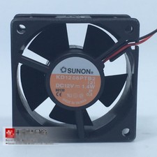 1PCS SUNON 6025 6CM 12V 1.4W KD1206PTB2 Silent Cooling Fan 2pin
