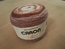 New Caron Cakes Sugared Cherry Acrylic/Wool Yarn 445 yd 8.5 oz Self Striping