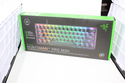 Razer Huntsman V3 Pro Mini RGB 60% Wired Gaming Keyboard   Open Box