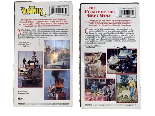 Flight of the Grey Wolf + Boatniks VHS Tape 1997 Disney Original Factory Sealed - Picture 3 of 9