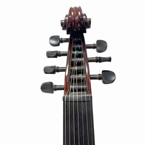 Raro violín eléctrico de 7 cuerdas 4/4 tamaño completo violinista eléctrico, cuerpo de madera maciza - Imagen 4 de 9