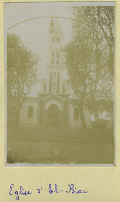 Kirche von El Biar. Algerien. Algerien. Citrat Auflage um 1902-04.