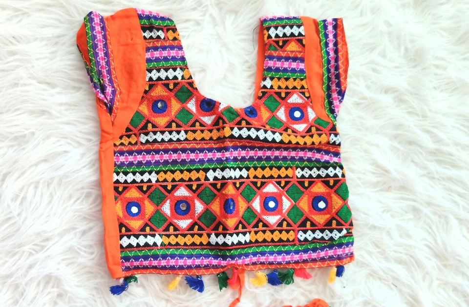 Vestido estilo indiano Chaniya choli/tradicional, 5 anos chaniya choli, Diwali  - Imagem 2 de 4