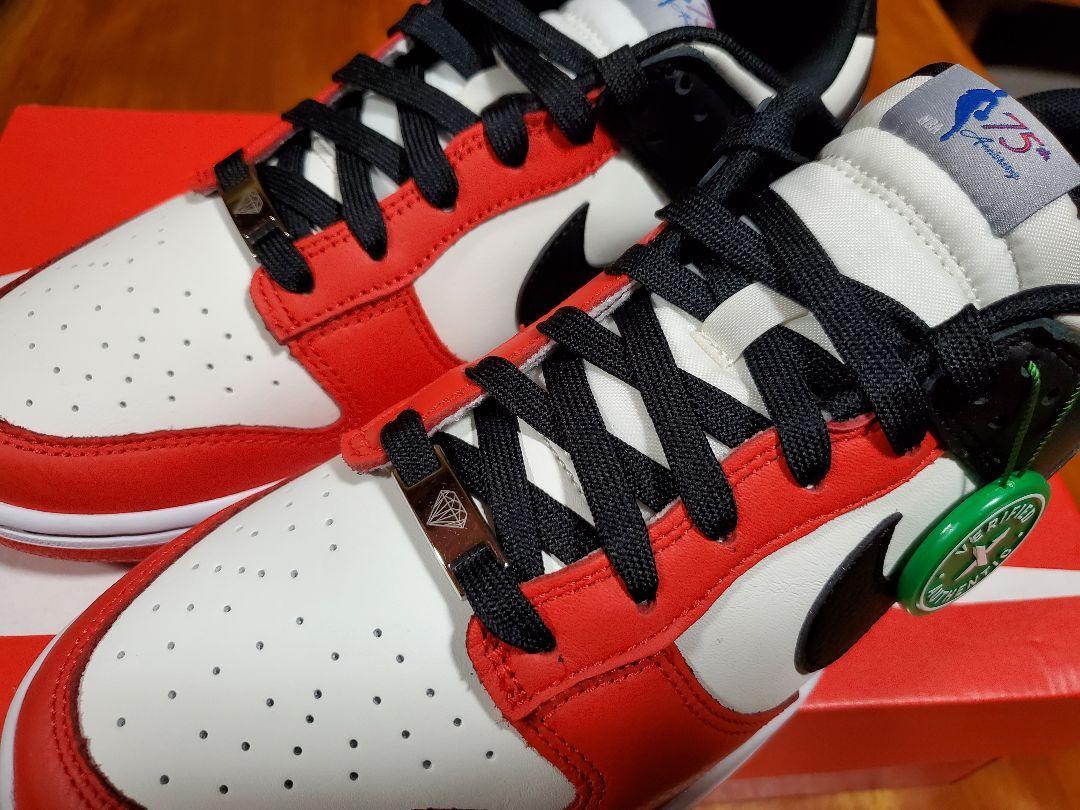【美品】最終値下げ❗️NIKE DUNK NBA 75TH 28.5 Nike Dunk Low EMB x NBA 75th Anniversary - Bulls 2021 for