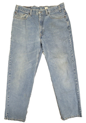Vintage Levis 468 Jeans Mens 38x32 Blue Relaxed Straight Leg 100% Cotton