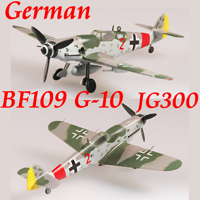 Easy Model 1/72 German BF-109G-10 II. /JG300 1944 Plastic Fighter Model #37205
