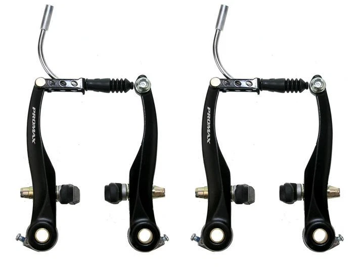 Fahrrad Bremskörper V-Brake Promax Bremsen Set Aluminium, schwarz