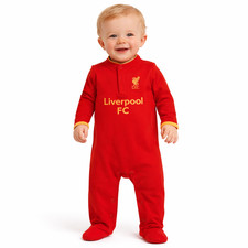 Official Liverpool Baby Sleepsuit baby grow romper suit 100% cotton 12-18 Months