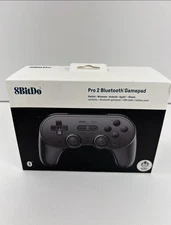 8BitDo Pro 2 Bluetooth Controller Hall Effect Edition, Black, Wireless