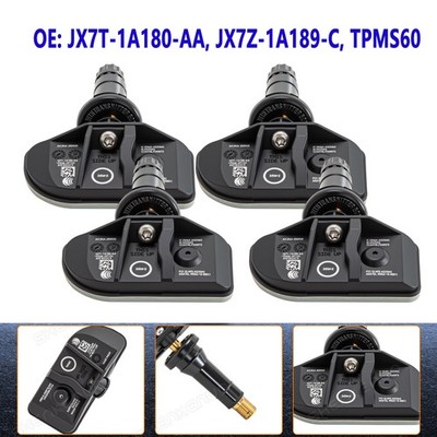  TPMS Tire Pressure Monitoring Sensors 4PCS 315MHz Fit Ford Explorer 2020-2021 