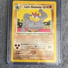 Light Machamp 25/105 Neo Destiny Reg Rare Eng 100HP Unlimited on eBay