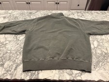 Atlantic Rancher Hudson Canyon 1/4 Zip 100% Cotton Pullover - L - Olive